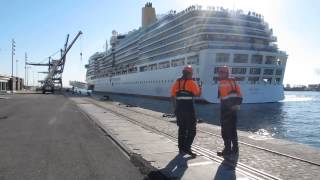 Crucero Arcadia atracando - 02 de junio de 2014 - Cádiz