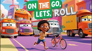 "On the Go, Let's Roll 🚓🚑✈️ II Funny Ride Wth Different Cars, School Bus, Jet, and More!"