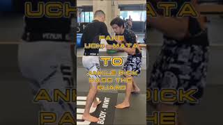 Fake Uchi Mata para poder realizar un ankle pick #shorts