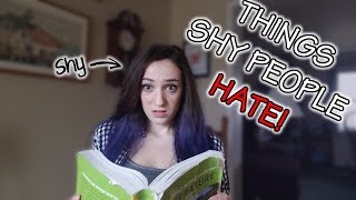 Things Shy People Hate [INTROVERT PROBLEMS!] | Catatouille101