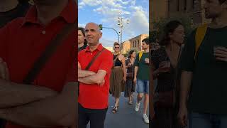 A busker around  historic Rome#shortvideo #Rome#italy