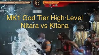 God Tier Ranked High Level Kitana Vs Nitara 16 Hit Combo Mortal Kombat 1 MK1 #mk combos