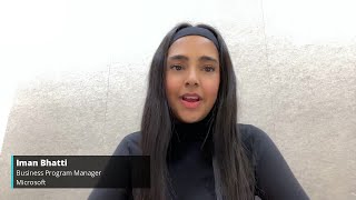 Iman Bhatti from Microsoft | Apprentice Journey