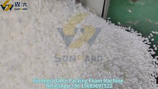 Biodegradable Packing Filler Making Machine/Packing Peanut production line with 150kg/h capacity