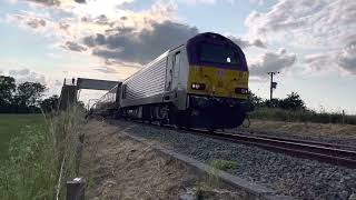 67007,67024 passing kilby bridge jn 21/06/23