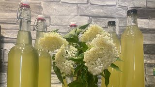 Bazový sirup/ recept na trvanlivý sirup