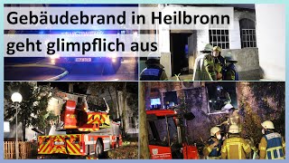 [Gebäudebrand in Heilbronner Innenstadt geht glimpflich aus] +++Keine Verletzten+++