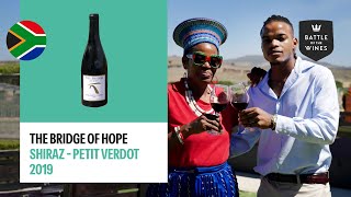 Discover much more than a southafrican bold blend of Shiraz+Petit Verdot: Bridge of Hopes Wine! 🍷