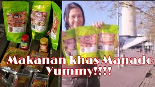 Produk Makanan Manado ada di Jerman (abon & sambal ikan, nike tore, keripik pisang goroho & saraba)