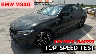 Bmw M340i On Steroids 260 Km/h Flatout Top Speed Test🔥