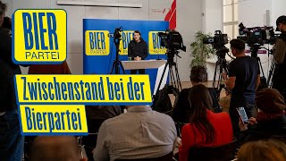 Pressekonferenz - Zwischenstand der Bierpartei (27.03.2024)