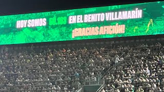 Real Betis Vs. Valencia FC (juego de luces con Stereo Love)