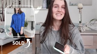 What I Sold in a week on Poshmark + Facebook Marketplace | Vlog