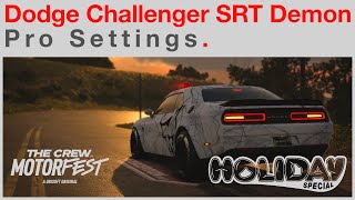 Dodge Challenger SRT Demon Pro Settings | The Crew Motorfest | Holiday Special Live Summit