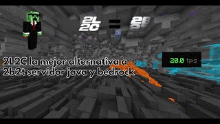 La mejor alternativa a 2b2t no premium Minecraft Java y Bedrock Crossplay  | #2b2t #2l2c