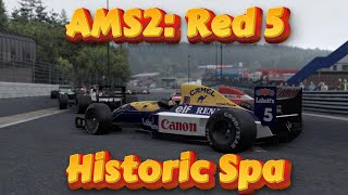 AMS2 Red 5 at Historic Spa