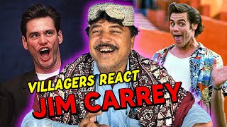 Villagers React To Jim Carrey's MOVIES Best Comedy Scenes REACTION - FIRST TIME WATCHING