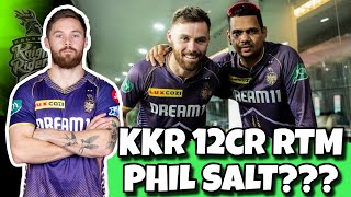 IPL 2025: RTM on Phil Salt retained by KKR officially | KKR retain & release players 2025