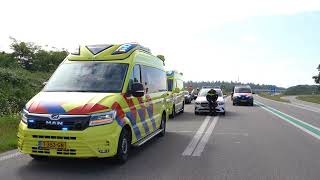 Traumahelikopter ingezet voor ernstig ongeval N34