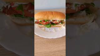 Crispy chicken Burger#food#shorts