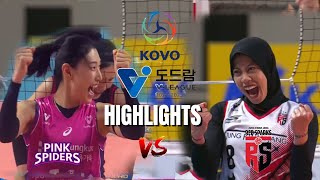 HIGHLIGHTS PINK SPIDERS vs RED SPARKS ROUND 1 | V-League 2024 - 2025.