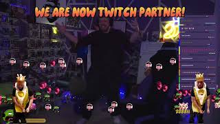 WE FINALLY MADE TWITCH PARTNER!!!!