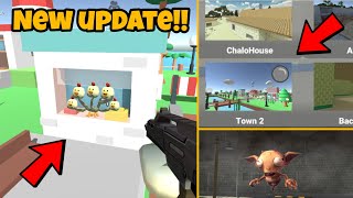 🤯TOP SECRETS OF CHICKEN GUN PRIVATE NEW UPDATE 0.0.8!! 😱5 FACES CHICKEN,NEW MAP,MORE...