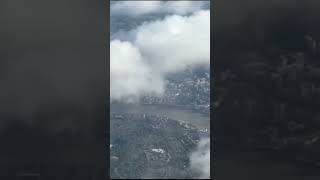 Before flight landing London City|| London snow #london #snow #snofall #flight #clouds #shorts