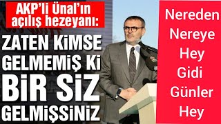 AKP’li Ünal törene katılım az olunca ilçe başkanına çıkıştı