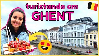 VLOG um dia em GHENT na BÉLGICA: o que fazer e onde comer 🇧🇪 | Talita Ramos