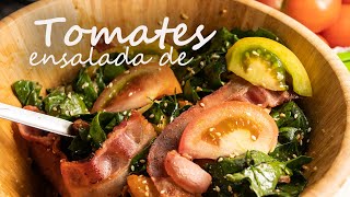 Tomates ensalada fácil y deliciosa. Debe estar en tus recetas 👌