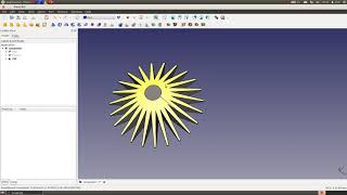 FreeCAD | Դաս 6. Աստղանիվ, հայելային արտապատկերում