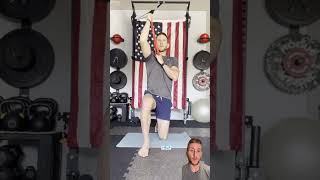 Half kneeling banded shoulder press