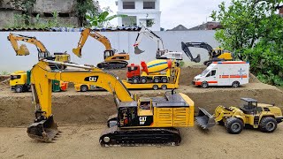 Máy Xúc Lội Bùn Đào Đất, Xe Cần Cẩu Cứu Hộ, Siêu Xe Tải Chở Cát Quá Tải, Dump Truck, Excavator