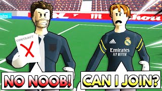 I TRIED OUT For Team As A NOOB In Realistic Street Soccer! (Roblox)