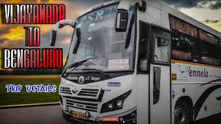 Vijayawada to Bengaluru Vennela AC Sleeper bus Information | APSRTC Bus