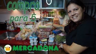 COMPRA MERCADONA PARA 5//FAMILIA NUMEROSA/COMO ME ORGANIZO