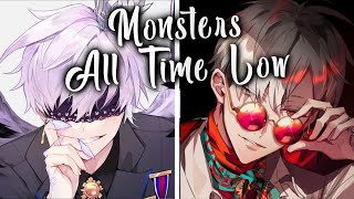 Nightcore ➝  Monsters (Switching Vocals/Deeper Version)「All Time Low ft. blackbear」