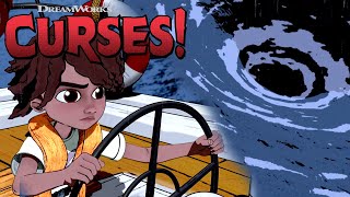 Battling a Ghost Ship in a Storm! | DreamWorks CURSES!