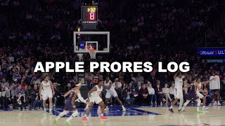 NBA on iPhone 15 Pro Max, 5x Lens, ProRes 422, LOG - Blackmagic Camera App