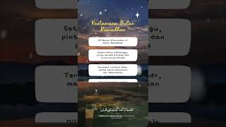 KEUTAMAAN BULAN _ RAMADHAN