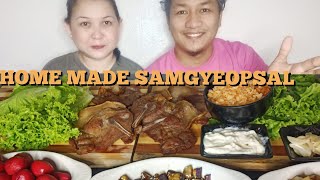 Mukbang Philippines: HOME MADE SAMPGYEOPSAL