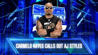 [WWE 2k24] Carmelo Hayes calls out AJ Styles