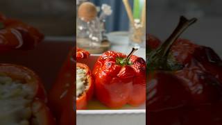 Delicious peppers with meat and couscous 🤤 | Сочные перцы с мясом и кускусом #pepper #couscous