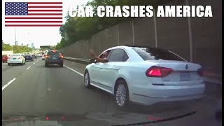 CAR CRASHES IN AMERICA 2017 | BAD DRIVERS USA #4 | NORTH AMERICAN DRIVING FAILS