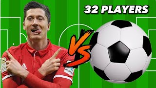 Lewandowski 🆚 Football (All Time) 🔥💪😲 (1vs32)