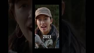 TWD Then VS Now | The Walking Dead #shorts