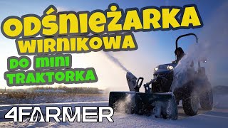 Odśnieżarka wirnikowa do mini traktora :: 4Farmer :: Traktor.com.pl