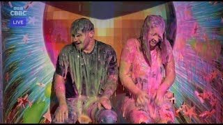 Great British Bake Off's Matty Edgell and Tasha Stones Get Gunged on Saturday Mash-Up!