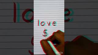 Just a trend ❤/🤑(love Or money) #drawing #shorts #trending #like and #subscribe